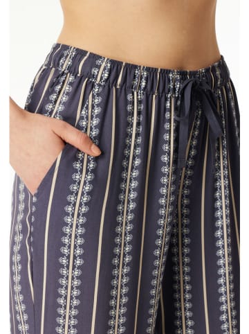 Schiesser Pyjama-Hose in Pflaume
