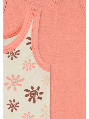 Schiesser 2er-Set: Bodys in Beige/ Orange