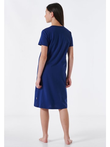 Schiesser Nachthemd donkerblauw