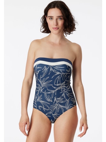 Schiesser Strój kąpielowy w kolorze granatowym