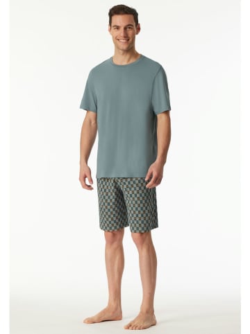 Schiesser Pyjama turquoise