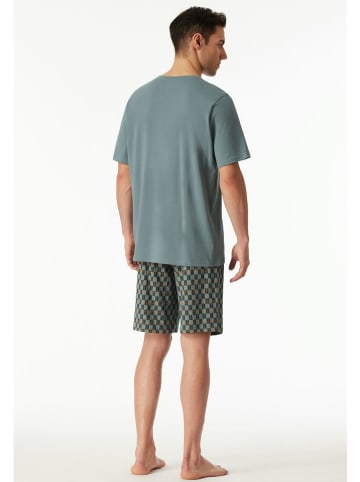 Schiesser Pyjama turquoise