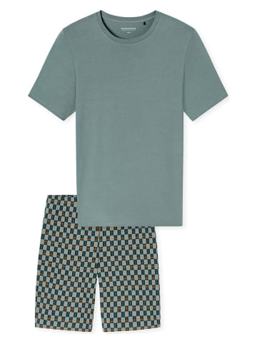 Schiesser Pyjama turquoise