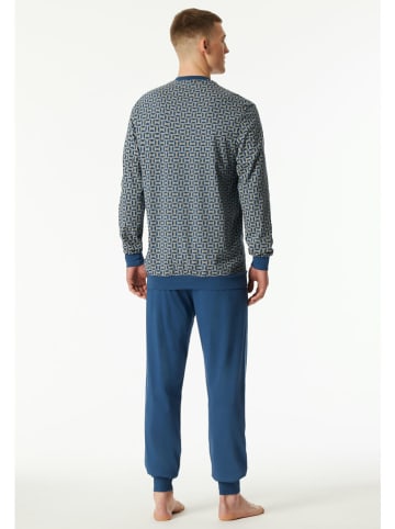 Schiesser Pyjama blauw