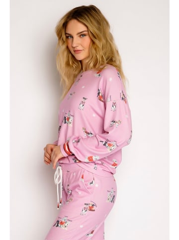 PJ Salvage Pyjamatop lichtroze