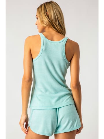 PJ Salvage Pyjama-Oberteil in Türkis