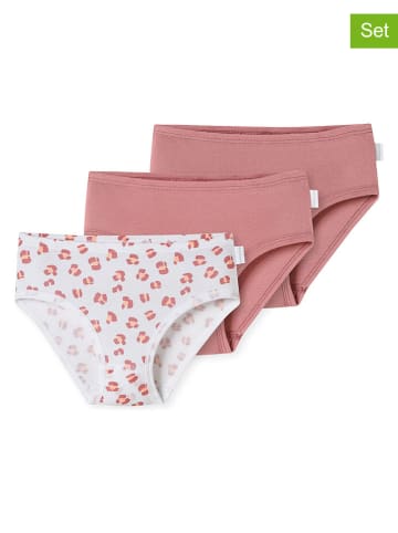 Schiesser 3er-Set: Slips in Rosa/ Weiß
