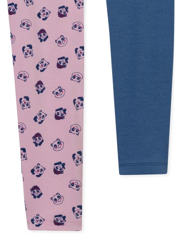 Schiesser 2-delige set: leggings lichtroze/blauw