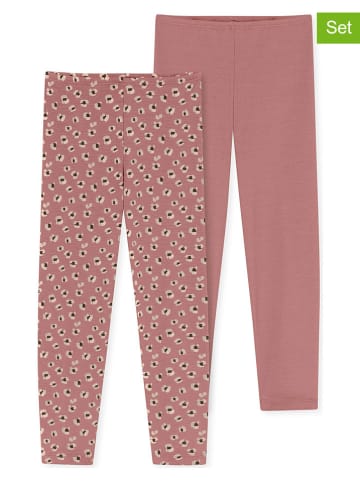 Schiesser 2-delige set: leggings lichtroze