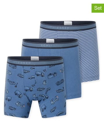 Schiesser 3er-Set: Boxershorts in Blau