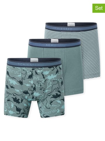 Schiesser 3-delige set: boxershorts turquoise