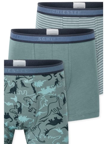 Schiesser Bokserki (3 pary) w kolorze turkusowym