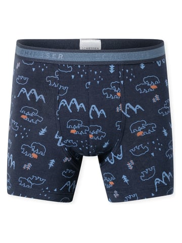Schiesser 3-delige set: boxershorts donkerblauw