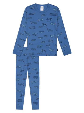 Schiesser Pyjama in Blau