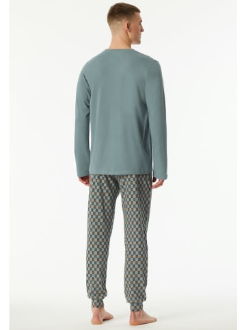 Schiesser Pyjama turquoise
