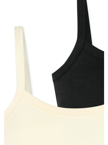 Schiesser 2-delige set: bustiers crème/zwart
