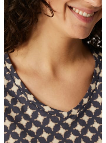 Schiesser Piżama w kolorze antracytowym