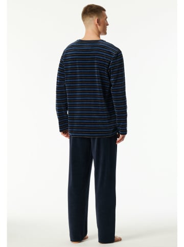 Schiesser Pyjama donkerblauw