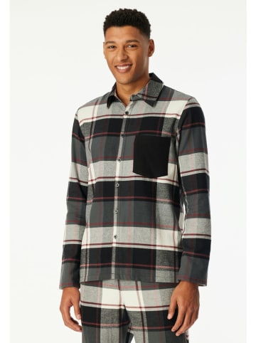 Schiesser Pyjamatop antraciet