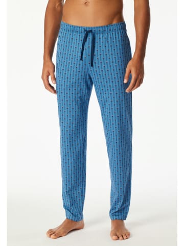 Schiesser Pyjama-Hose in Blau