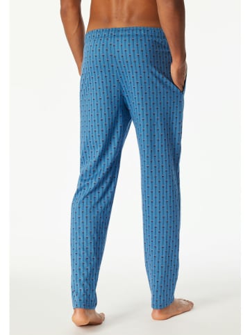 Schiesser Pyjama-Hose in Blau