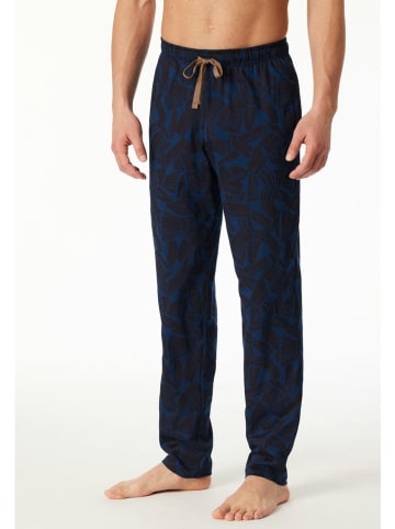 Schiesser Pyjama-Hose in Dunkelblau