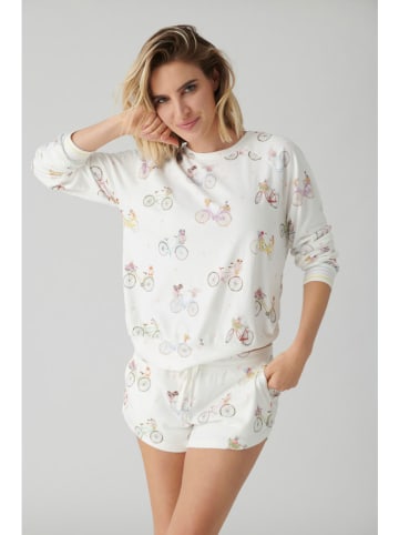 PJ Salvage Pyjamatop wit