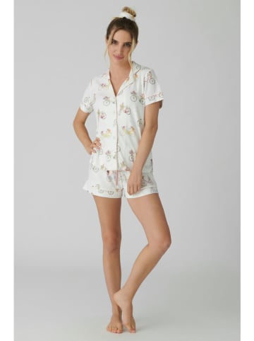 PJ Salvage Piżama w kolorze białym