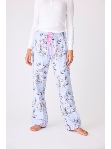 PJ Salvage Pyjama-Hose in Hellblau