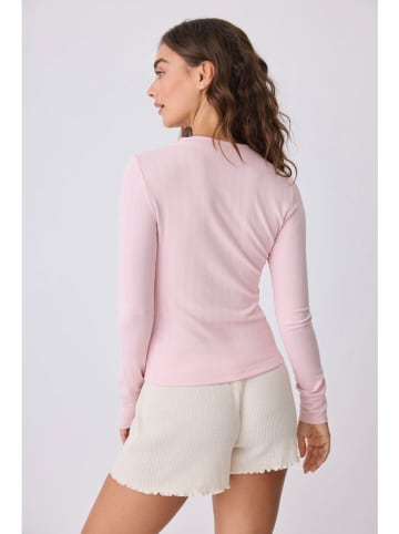 PJ Salvage Pyjama-Oberteil in Rosa