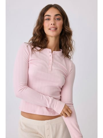 PJ Salvage Koszulka piżamowa w kolorze jasnoróżowym