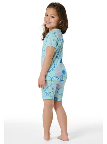 Schiesser Pyjama in Türkis