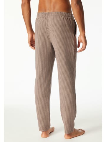 Schiesser Spodnie piżamowe w kolorze beżowym
