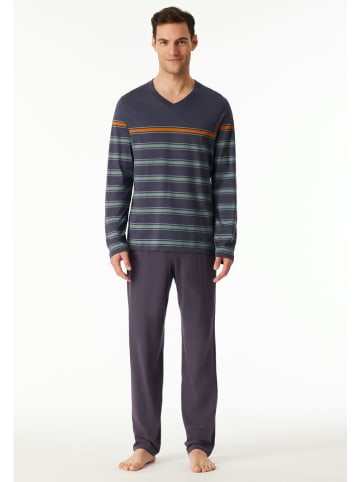 Schiesser Pyjama donkerblauw