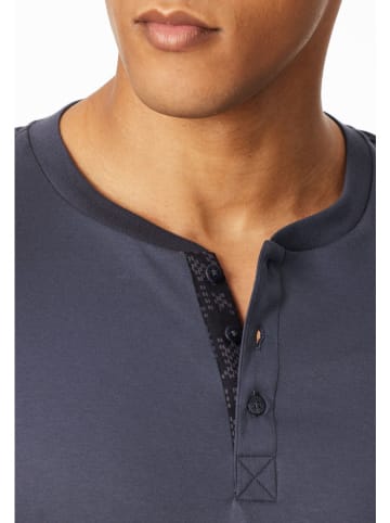 Schiesser Pyjama in Dunkelblau