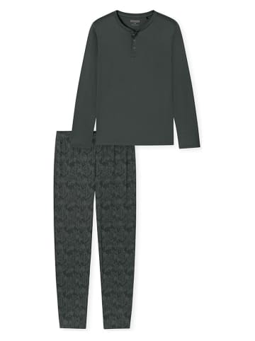 Schiesser Pyjama in Khaki