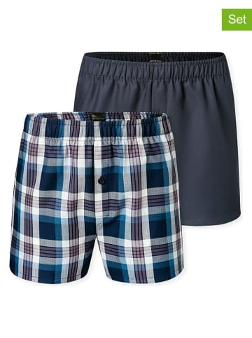 Schiesser Bokserki (2 pary) w kolorze granatowym