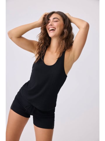 PJ Salvage Pyjamatop zwart