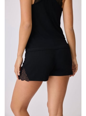 PJ Salvage Pyjama-Shorts in Schwarz