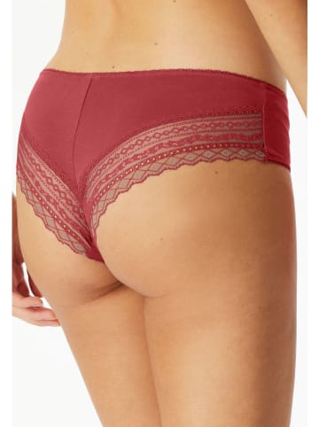 Schiesser 3-delige set: slips rood/zwart