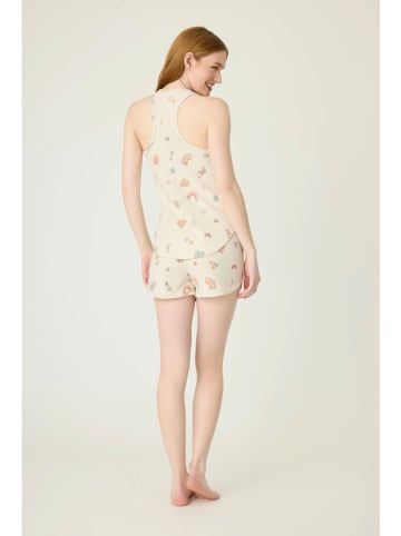 PJ Salvage Pyjama-Oberteil in Creme