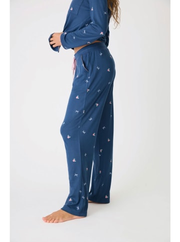 PJ Salvage Pyjama-Hose in Dunkelblau