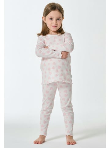 Schiesser Pyjama in Weiß