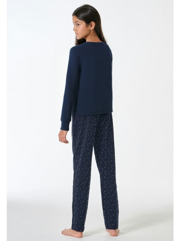 Schiesser Pyjama donkerblauw