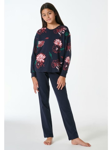 Schiesser Pyjama in Dunkelblau