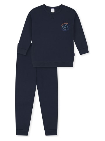 Schiesser Pyjama donkerblauw