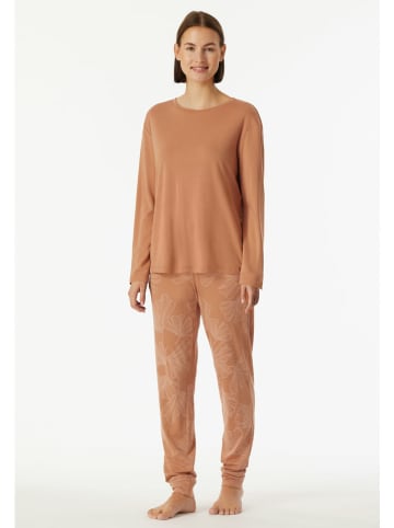 Schiesser Pyjama in Beige