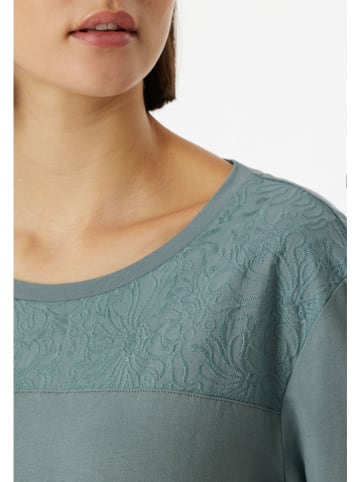 Schiesser Piżama w kolorze turkusowym