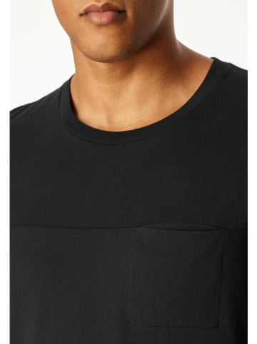 Schiesser Koszulka piżamowa w kolorze czarnym