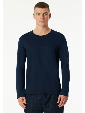 Schiesser Pyjamatop donkerblauw